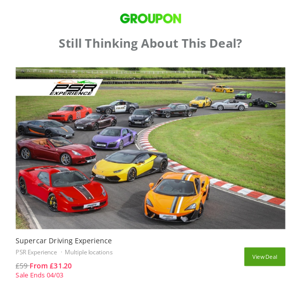 Supercar Driving Experience
