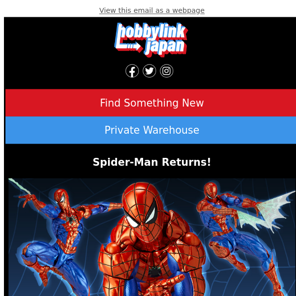 ? See the All-New Spider-Man Amazing Yamaguchi ! - HobbyLink Japan