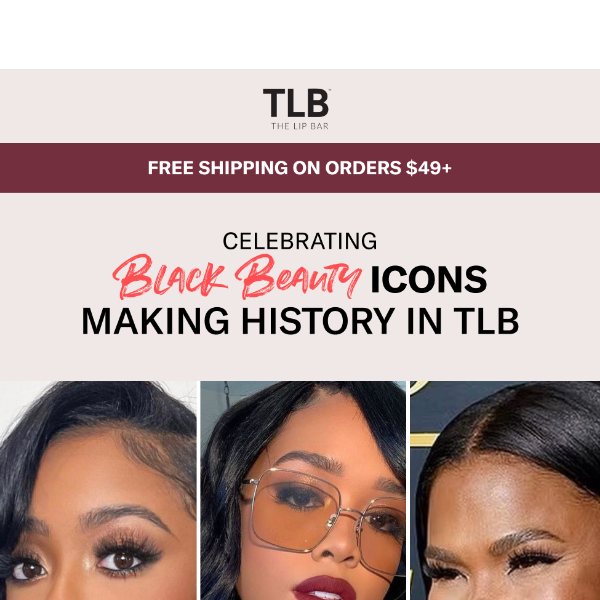 Black Beauty Icons Making History in TLB 🙌🏾