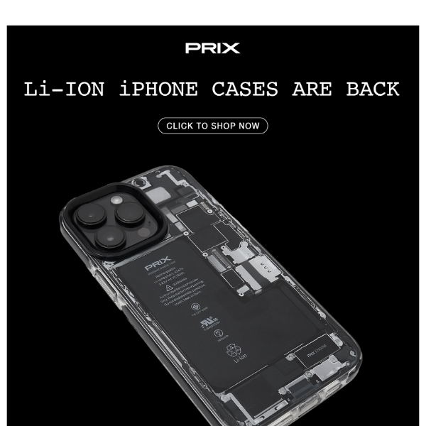 Li-ION PHONE CASES: LIVE NOW!📱