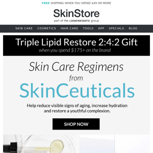 Ends tonight! SkinCeuticals' limited-edition value bundles