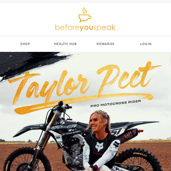 Ambassador Spotlight: Taylor Peet 🏍️