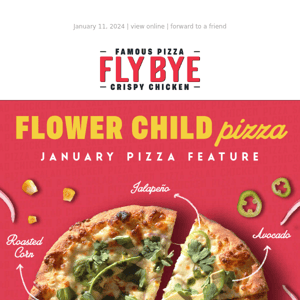 Flower Child pizza is BACK 🍕
