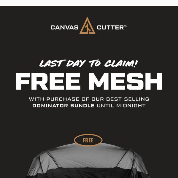 Snatch up your FREE MESH before Midnight