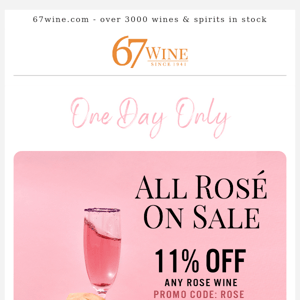 1 Day Only - All Rose On Sale! Save up to Additional 15% Off