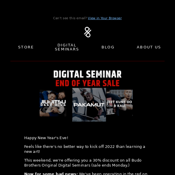 🥋 30% OFF DIGITAL SEMINARS