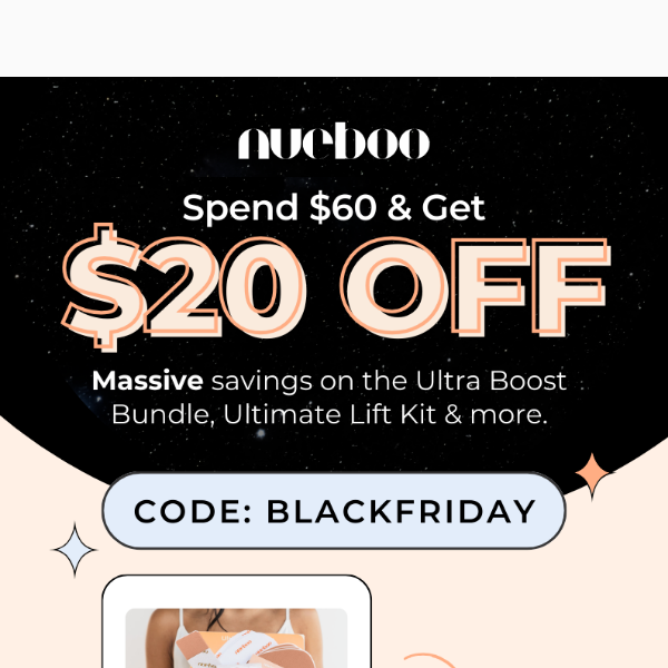 Grab Your Black Friday Must-Haves: $20 Off on $60 Spend with Code BLACKFRIDAY!