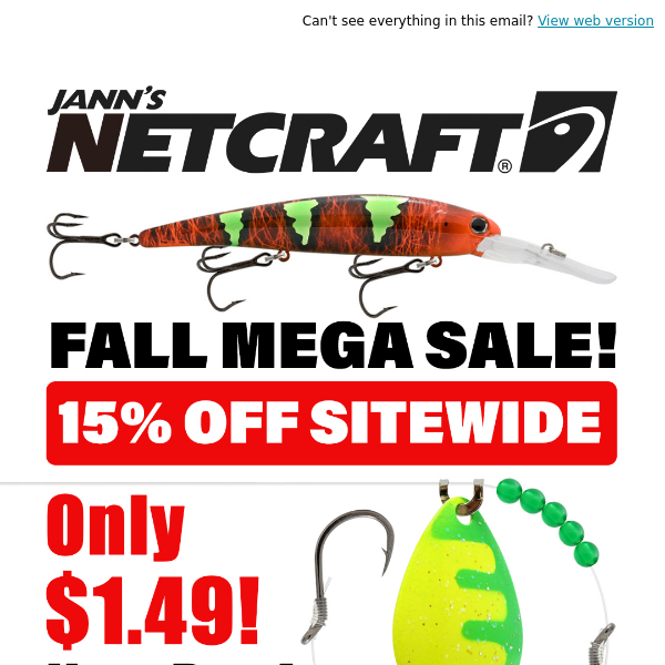 Biggest Sitewide Sale of 2023! 15% Off Your Netcraft Order!