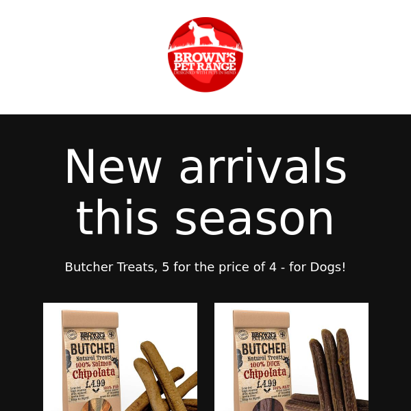 Check out our latest treats for dogs!