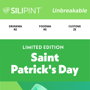 ☘️ Go Green ☘️ Limited Edition St Patricks Day Pints are here!