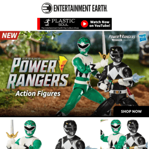 New Power Rangers Action Figures from Hasbro!