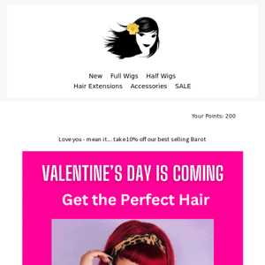 Perfect Valentine's Day Hair - and 10% off 😍