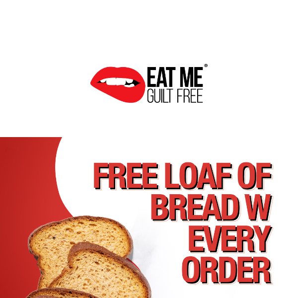 FREE LOAF OF BREAD 😱🍞😋 W/ EVERY ORDER