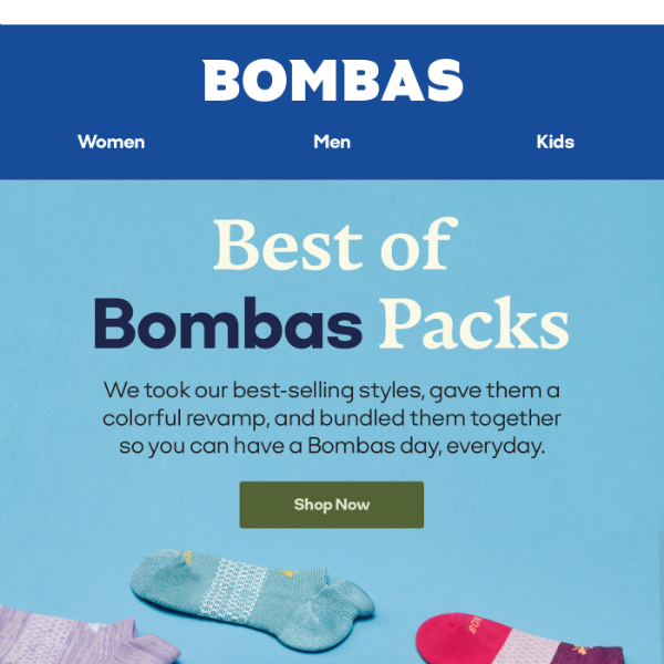Our Best-Selling Bombas, Bundled