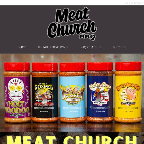 Meat Church Summer Sale 🔥