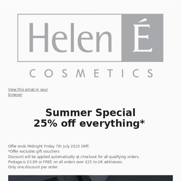 Summer Special - 25% off EVERYTHING