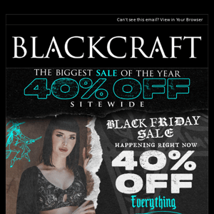 Today Only: Additional 20% Off Tropic Gothic!