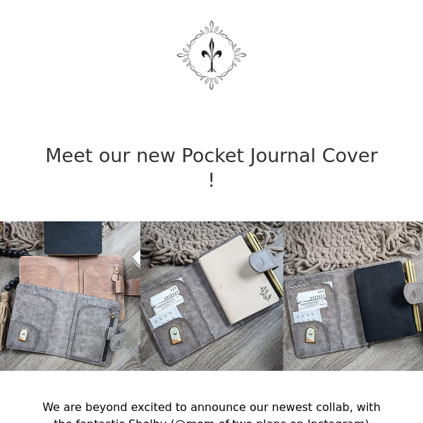 Meet our new Pocket Journal Cover !