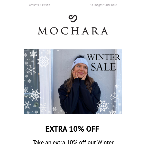 Winter Sale EXTRA 10%