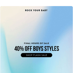 Flash Sale ends soon!