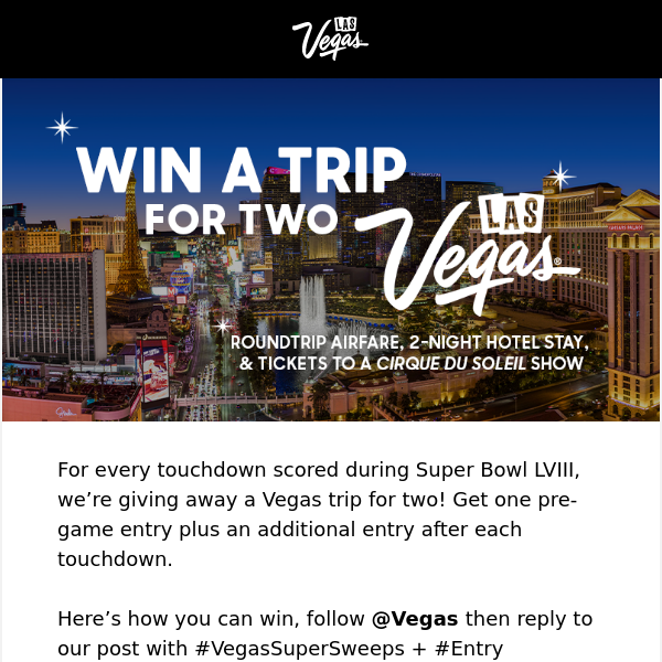 We’re Giving Away a Trip for Two to Las Vegas!