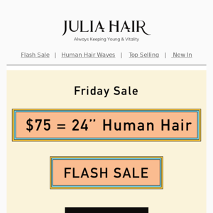 OMG!$75=24''Human hair!! Drop Flash sale!