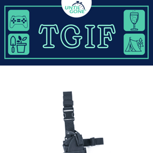 TGIF Deals - 80% OFF Outdoor Nation® Special Ops Universal Leg Holster