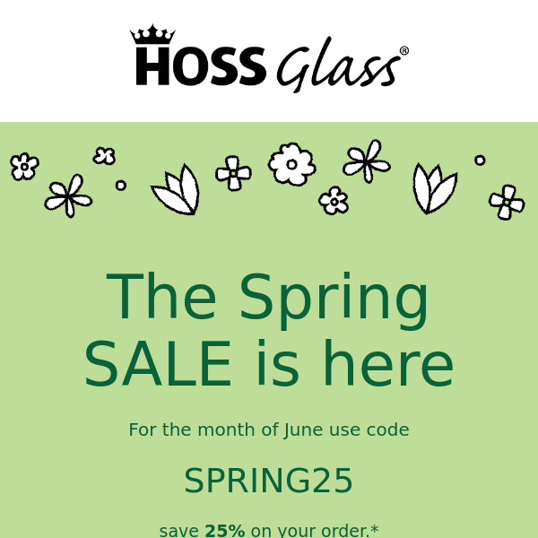 HOSS spring sale 🌞☔