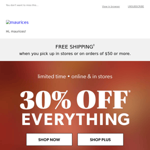 $19.90 boots + 30% off EVERYTHING.