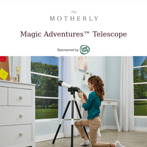 Discover things that are out of this world with the Magic Adventures™ Telescope!