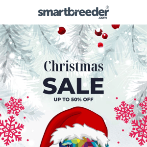 SmartBreeder, our 50% Off Christmas Sale has started!