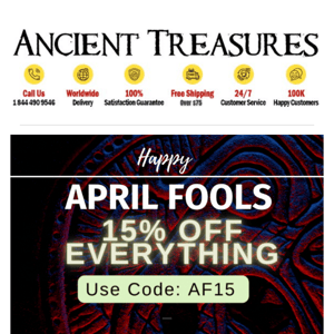 April Fools’ Day—but this sale is no joke!