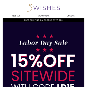 Save 15% Off Sitewide Now 😍