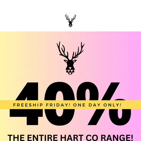 FREESHIP FRIDAY FOR TODAY ONLY! ! 40% OFF HartCo!🥳