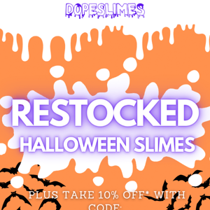 No Tricks, Just Slime 👻🎃 All New HALLOWEEN SLIMES + 10% OFF