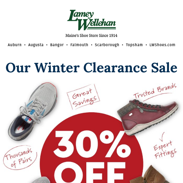Enjoy savings of up to 50% off clearance items