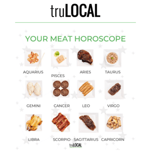 What your sign says about your dinner