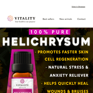 Helichrysum as low as $10? Don't miss it.