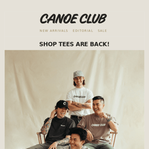 Special Release: Shop Tees are Back