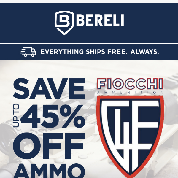 ACTION NEEDED: 🔥 Fiocchi Ammo On Sale, Get It Now! ⬇️