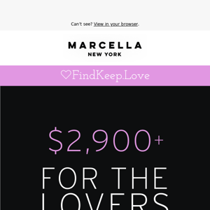 Enter The $2900 "For The Lovers" Giveaway!