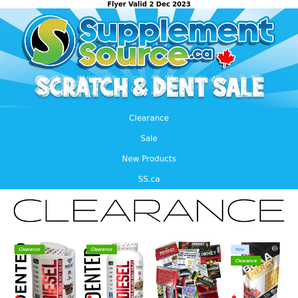🚨 Scratch & Dent Sale - Irregular Supps at Incredible Prices 🚨