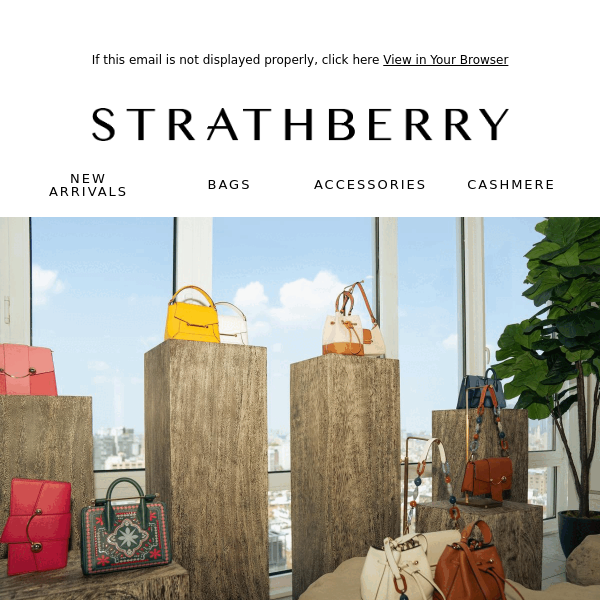 Strathberry Limited: Want a sneak peek at our High Summer collection?