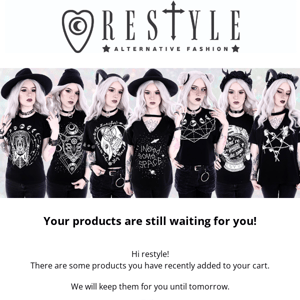 Restyle.pl - Your shopping cart is still waiting for you!