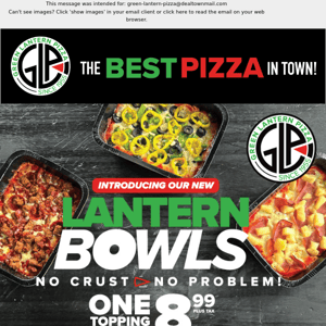 🚨NEW PRODUCT🚨Introducing LANTERN BOWLS!!🍕