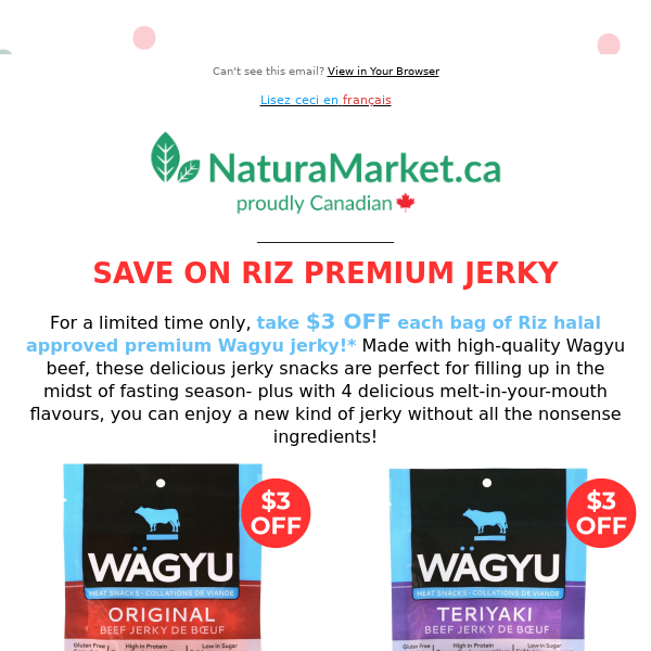 Reminder: 3 Days to Save $3 on Premium Wagyu Jerky by Riz 🐄