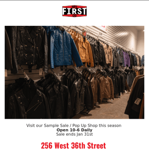 First Mfg Co - Sample Sale