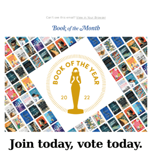 Join to vote for 2022's best book.