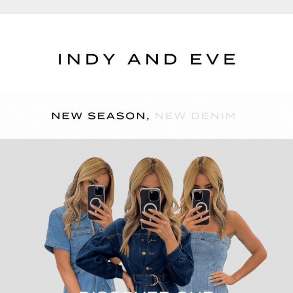 Denim Edit 2.0: Our Best-Selling Denim Dresses Live Now! 🔥