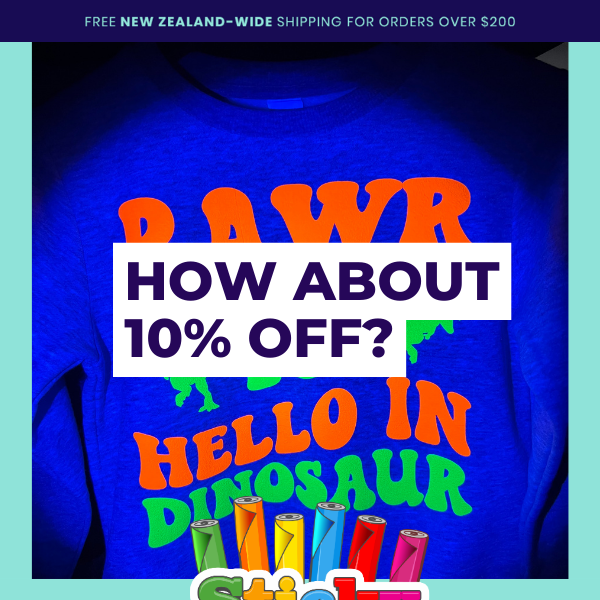 How about 10% off?